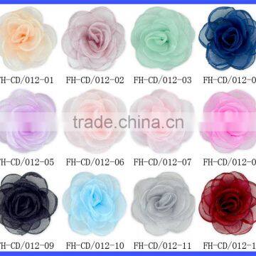 Fresh Candy Color Flowers Decorative Handmade Fabric Flowers