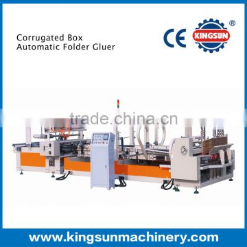 Kingsun Machinery Automatic Corrugation Caton Box Folder Gluer Machine