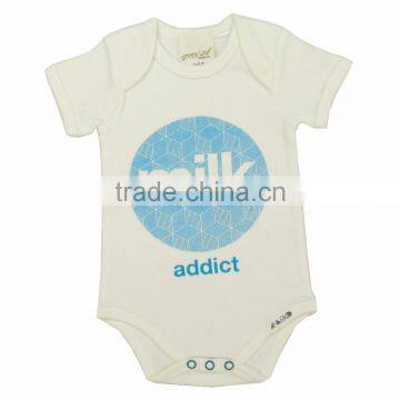High Quality 100% Organic Cotton Baby Bodysuits and Comfortable Baby Rompers With Short Sleeves Different Color Baby Bodysuits photo-2