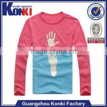 Custom two color fashion long sleeve compression shirt