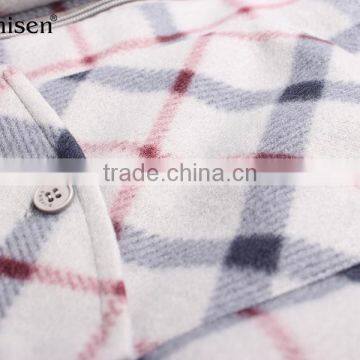 Wholesale Oem Factory Men Plaids Fleece Jacket photo-4