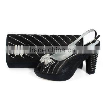 Italian Ladies Shoes and Matching Bags/wholesale Shoe and Bag Set for Nigeria Party photo-3