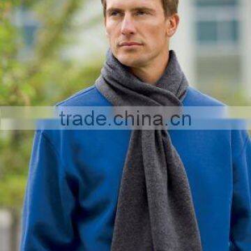 grey mens polar fleece scarf