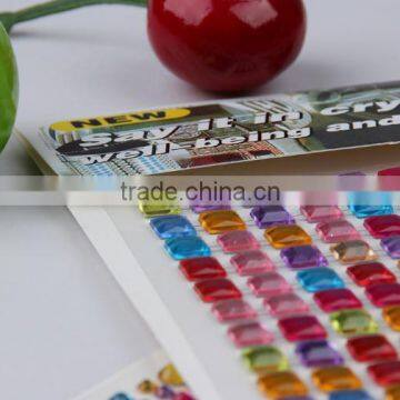 Various Color Acrylic Sticker,crystal Sticker,acrylic Stone Sticker photo-4