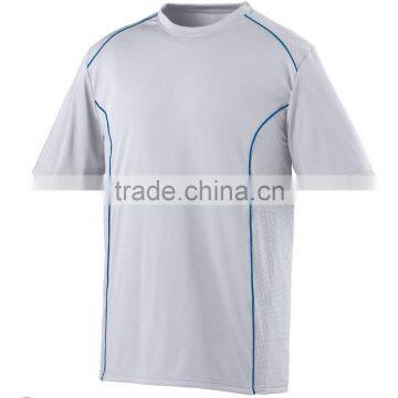 Youth Winning Streak Crew Jersey 100% Polyester Wicking Smooth Knit Customize Contrast Color Piping On Shoulder Mens Tee photo-3