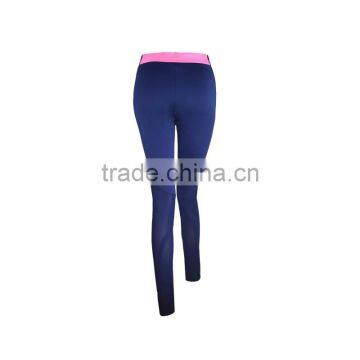 Unique Hot Girl Yoga Pants /Navy Blue Girls Sport Leggings/Sexy Girl Wearing Yoga Pants photo-4