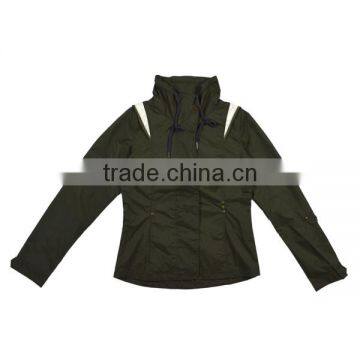 Oversize Army Green Trench Woodland Sport Spring Jacket Women photo-4