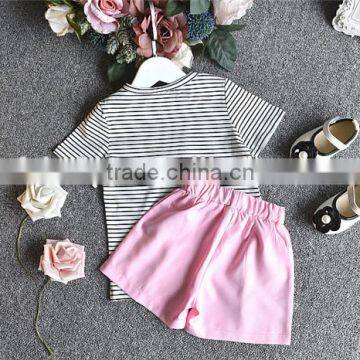 SS-968G Top Quality Kids Clothing Sets Organic Cotton Kid Clothing Boutique Kids Clothes Set photo-6