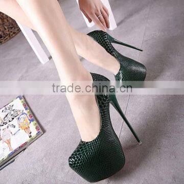 2017 17cm Korean High Heels Platform Women Shoes