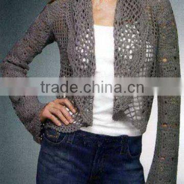 lady crochet sweater