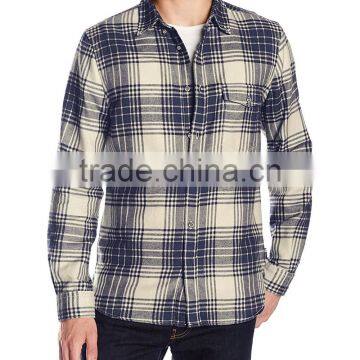 Factory OEM Customize Slim Fit Button Down Plaid Dress Shirt for Men photo-4