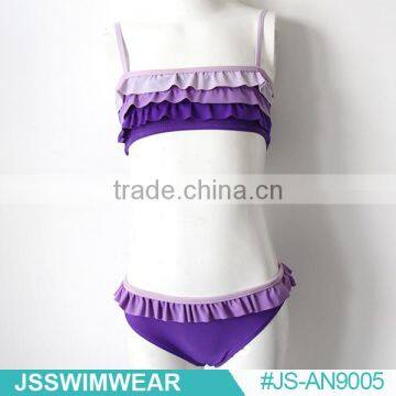 girls fashion swimwear puple bikini