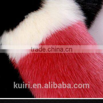 Colored Long Large Faux Fur Scarf Imitated Fox Fur Cape Winter Warm Fur Scarf photo-6