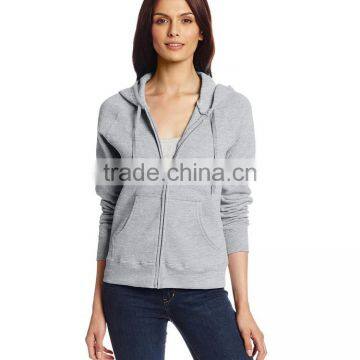 Custom Design Zipper Sweater Shirt Wholesale Blank Women Zip Sports Hoodie photo-6
