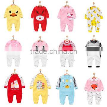 Jiangxi factory custom baby clothes romper printing organic cotton newborn romper baby clothes romper