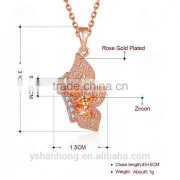 Fashion Zircon Necklace Pendant photo-3