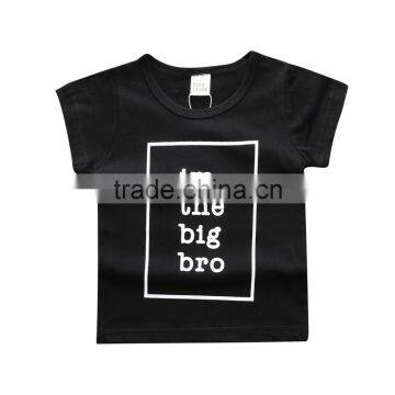 S17499A Children Summer Clothes Print Tees Cotton Boys Girls Tees photo-3