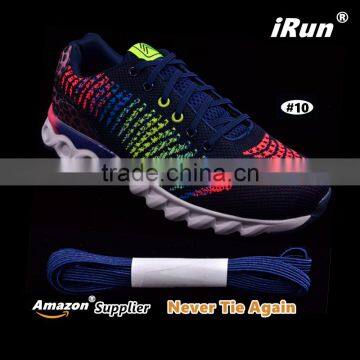 Highly Elastic Comfort and Soft Tieless Shoes Laces for Child and Disabled - Muti-Colored No Tie Shoelace Amazon Supplier photo-4