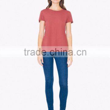 100%Cotton Short Sleeve Women t Shirt Wholesale Blank T-shirt Custom 2016 photo-6