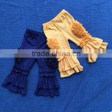 2015 Spring Fashion Kids Ruffles PettiPants Baby Pants With Ruffles For Baby Girl Trousers QL-254