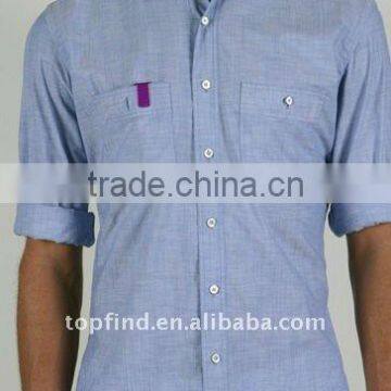 men's chambray casual shirts