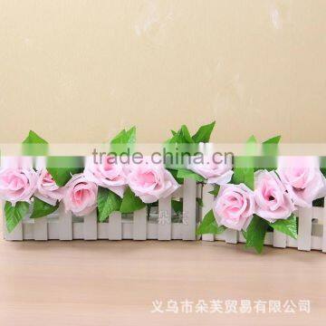 7.54ft String Fake Artificial Rose Flowers Vine Ivy Leaf Garland Floral Home Decor photo-5