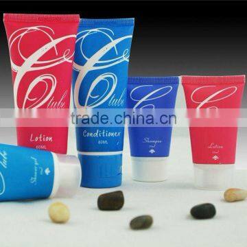 Hot sales high grade shampoo cosmetic tube with flip top cap