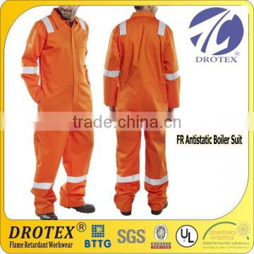 Fire retardant anti-static boiler suit/ 260gsm protective clothing suit