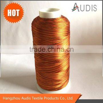 multicolor 100% rayon viscose embroidery thread