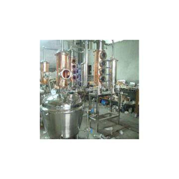 Red Copper Still Kits Copper Distillery Equipment 1-3 Layers SUS304