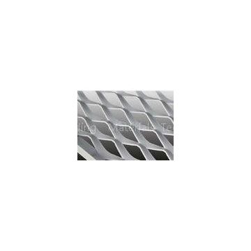 Diamond , Hexagonal Pattern PE Or PVC Coated Perforated Metal Mesh Ceiling For Ventilation