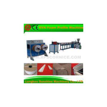 eva foam sofa solid piping/seam binding/profile extrusion machine