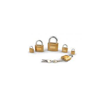 Yellow Colour Iron Padlock