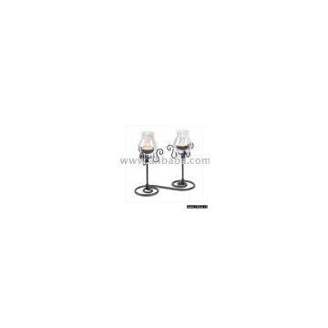 wrought iron candle holder