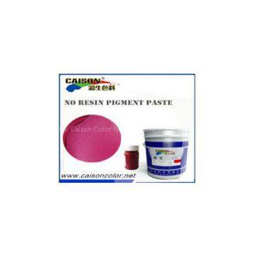 Pink water based pigment paste without resin， caison brand water based pigment paste for textile printing