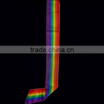 Satin LGBT Rainbow Sash - Gay Pride Parade Lesbian Pride Party Supplies photo-5