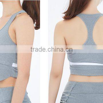 Stretch Seamed Workout Fitness Womens Tops Sports Bra photo-6