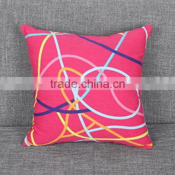 Wholesale custom lovely square pillow, customized logo decorative pillow sofa cushion cover