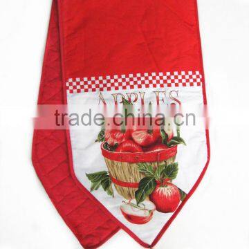 Fall Apple Pattern Banquet Decoration Table Runner