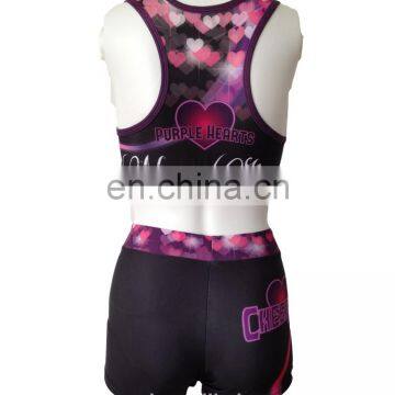 2016 For Girls Club School Never Fading Sublimation Cheer Uniforms