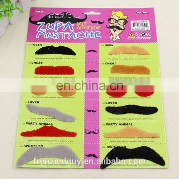 New 12stylish set funny fake mustache