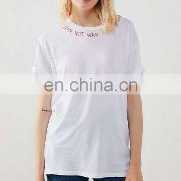 2017 New Fashion Top Seller Lady Women Casual WhiteTops
