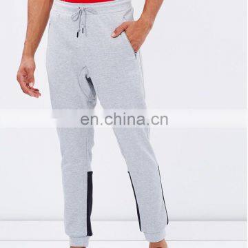 mens fleece conversion cuffed jogging pants zipper pockets