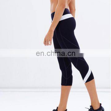 Black White Crotch Run Tight Wholesale Women Leggings Tights photo-2