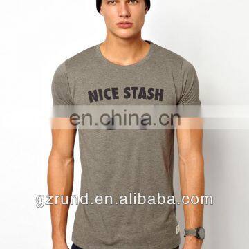 2014 quality Guarantee capital letter NICE STASH printed fashionable boy dry fit chinese supplier custom tshirt model-sc156