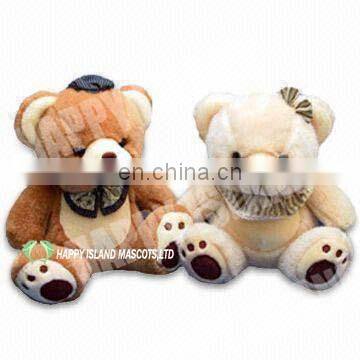 HI CE couple cute soft plush teddy bear for valentine gift on sale