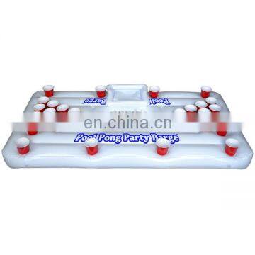 pool inflatable beer pong table with cooler