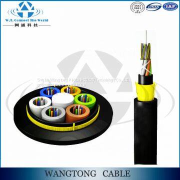ADSS cable aerial stranded self supporting power transmisson line fiber optic cable