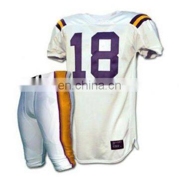 White American football uniforms