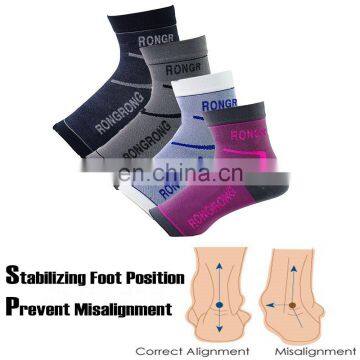 Seamless Nylon Compression Arch Support Foot Sleeve photo-2